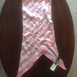 Ralph Lauren Striped Silk Scarf NWT